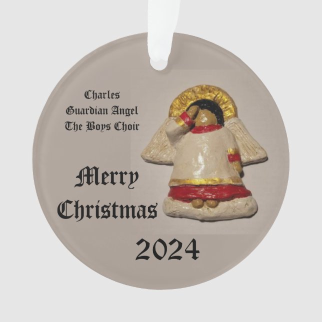 ORNAMENTO 2024 CHARLES MERRY NATMAS GUARDIAN ANGEL (Frente)