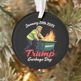Ornamento 20 Jan 2025 Trump Garbage Day Evoca Política