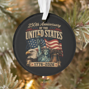 Ornamento 250º Aniversário dos Estados Unidos
