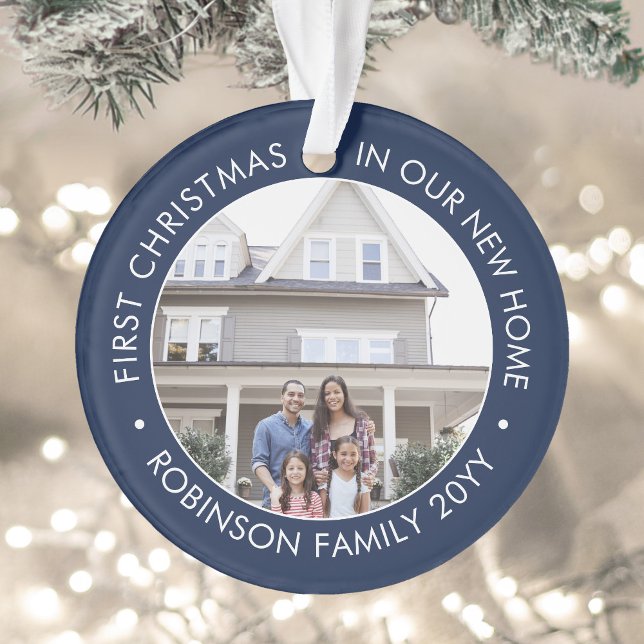 Ornamento 2 Foto 1rua Natal Marinho Azul Branco (Criador carregado)