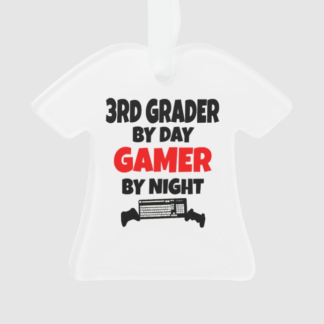 Ornamento 3º ano do jogo pela noite (Frente)
