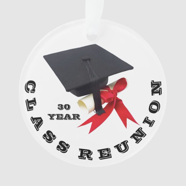 Ornamento 30 anos de Reunião de Classe por Janz (Frente)