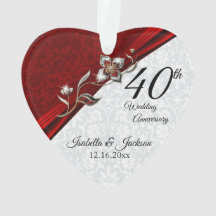 40º Aniversário de Casamento Floral Rubi 💞 Lembra