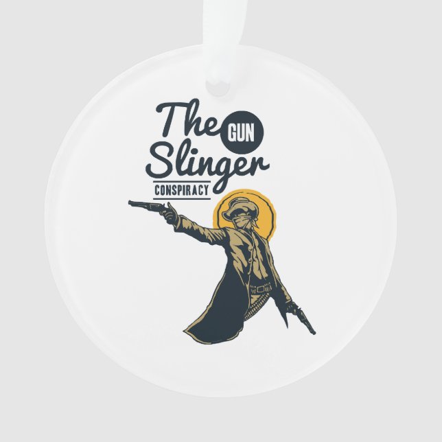 Ornamento a conspiração da arma de slinger (Frente)