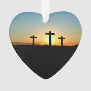 Ornamento A Crucificação Atravessa ao Sol
