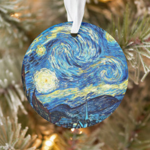 Ornamento A famosa pintura de Van Gogh, Noite Estrelada