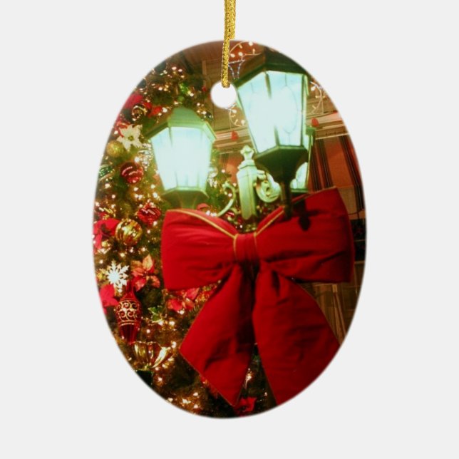 Ornamento "A Lâmpada da Rua de Natal" (Frente)