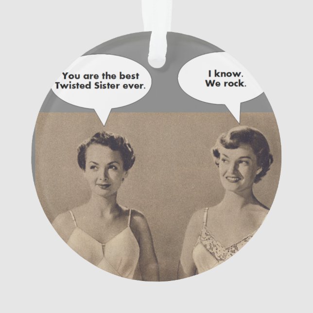 Ornamento A melhor irmã torcida nunca (Verso)