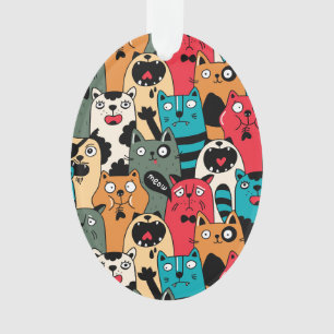 Ornamento A multidão de gatos