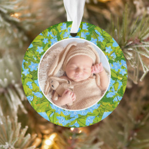 Ornamento A Primeira Fúria de Natal Moderna Elegante