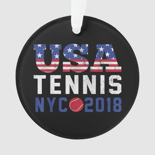 Ornamento Aberto dos EUA de Tênis de Nova York 2018 (Frente)