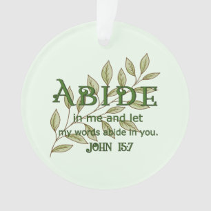Ornamento Abide In Me