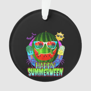 Ornamento Abóbora de Melancia do Summerween