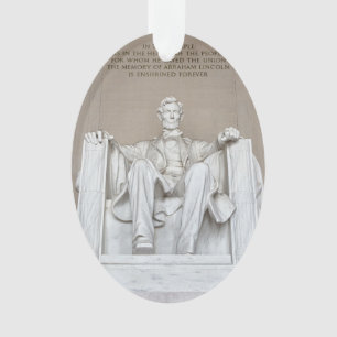 Ornamento Abraham Lincoln Estátua