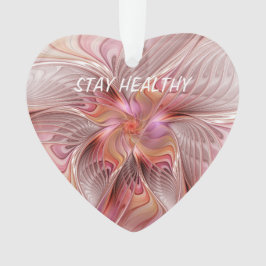 Ornamento Abstrato Butterfly Fantasy Fractal Arte Colorida