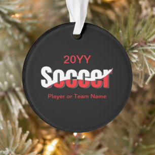 Ornamento Abstrato do jogador de futebol - Arte do Word