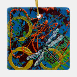 Ornamento abstrato Dragonfly