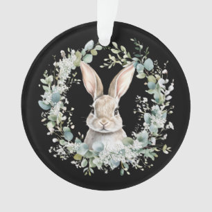 Ornamento Acessível acrílico de Páscoa de coelho Ostara
