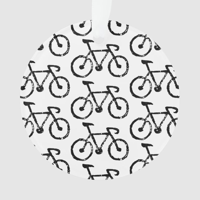Ornamento acrílico de Impressão de bicicleta de co (Frente)