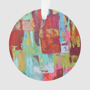 Ornamento acrílico de menina trabalhadora