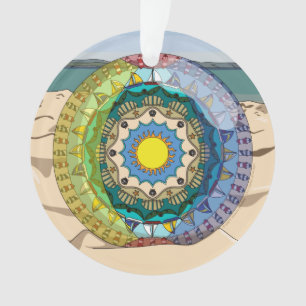 Ornamento acrílico de Summer Sunshine