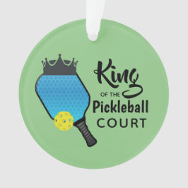 Ornamento Acrílico do Design de Pickleball em Bate