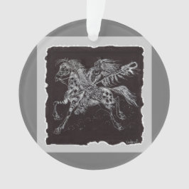 Ornamento Acrílico do Guerreiro Místico