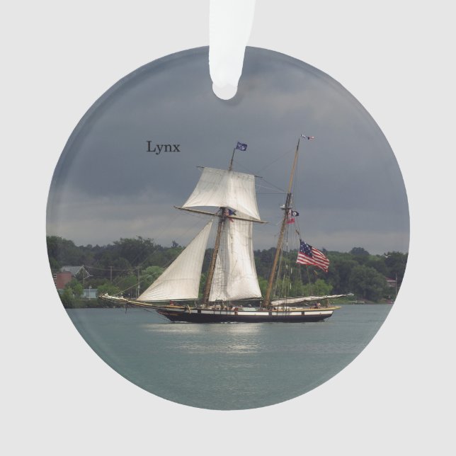 ornamento acrílico do Lynx (Frente)