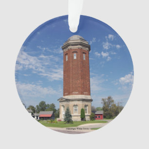 Ornamento acrílico em torre de água manística