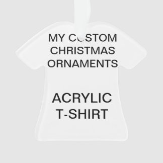 Ornamento acrílico feito sob encomenda da árvore