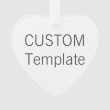 Ornamento acrílico feito sob encomenda da árvore