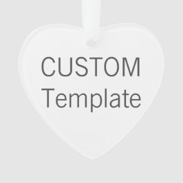 Ornamento acrílico feito sob encomenda da árvore