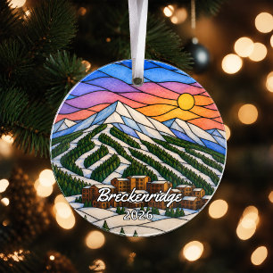 Ornamento Acrílico Personalizado de Breckenridge,