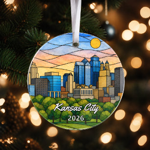 Ornamento Acrílico Personalizado de Kansas City, P