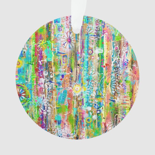 Ornamento Acrílico por Dias Sunny (Frente)