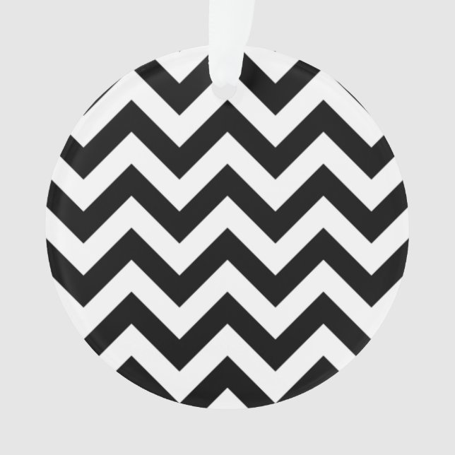 Ornamento acrílico Trendy Chevron (Frente)
