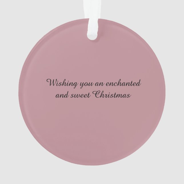 Ornamento Acrylic Ornament (Verso)