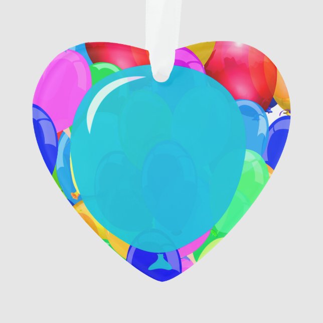 Ornamento Adicione seu texto ao balão (Verso)