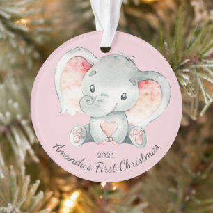 Ornamento Adorável de Elefantes