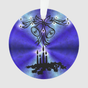 Ornamento Advento, Artdeco de Natal no Arco Verde Azul