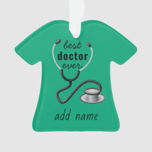 Ornamento Agradecimento de Formatura ao Melhor Médico Person