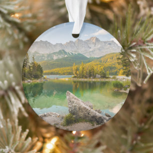 Ornamento Água Montanhas Dachstein Lake Alemanha