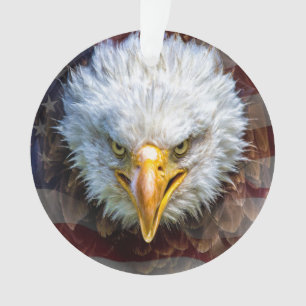 Ornamento Águia Americana Patriótica