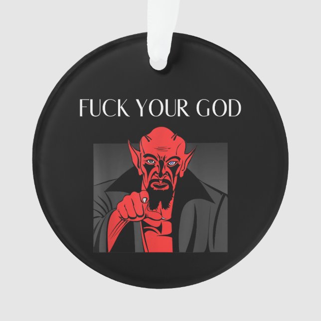 Ornamento Aist Goat Satã Baphomet GIft (Frente)
