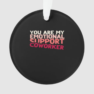 Ornamento Ajuda Emocional Colega de Trabalho Viral Largura