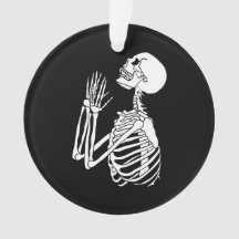 Ajuda-me Esqueleto Procurando por Ajuda em um