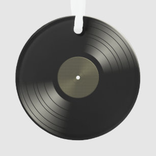 Ornamento Álbum gravado de vinil do rolo da rocha n