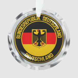Ornamento Alemanha Round Emblem