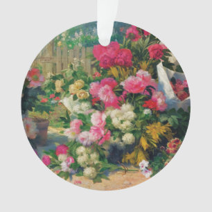 Ornamento Alfred Petit Flower Baskets e Potes de Flor em...
