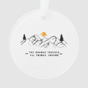 ORNAMENTO ALGO NA LARANJA